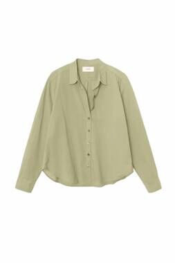 NEW XIRENA women's bowie button down shirt in dark seagrass